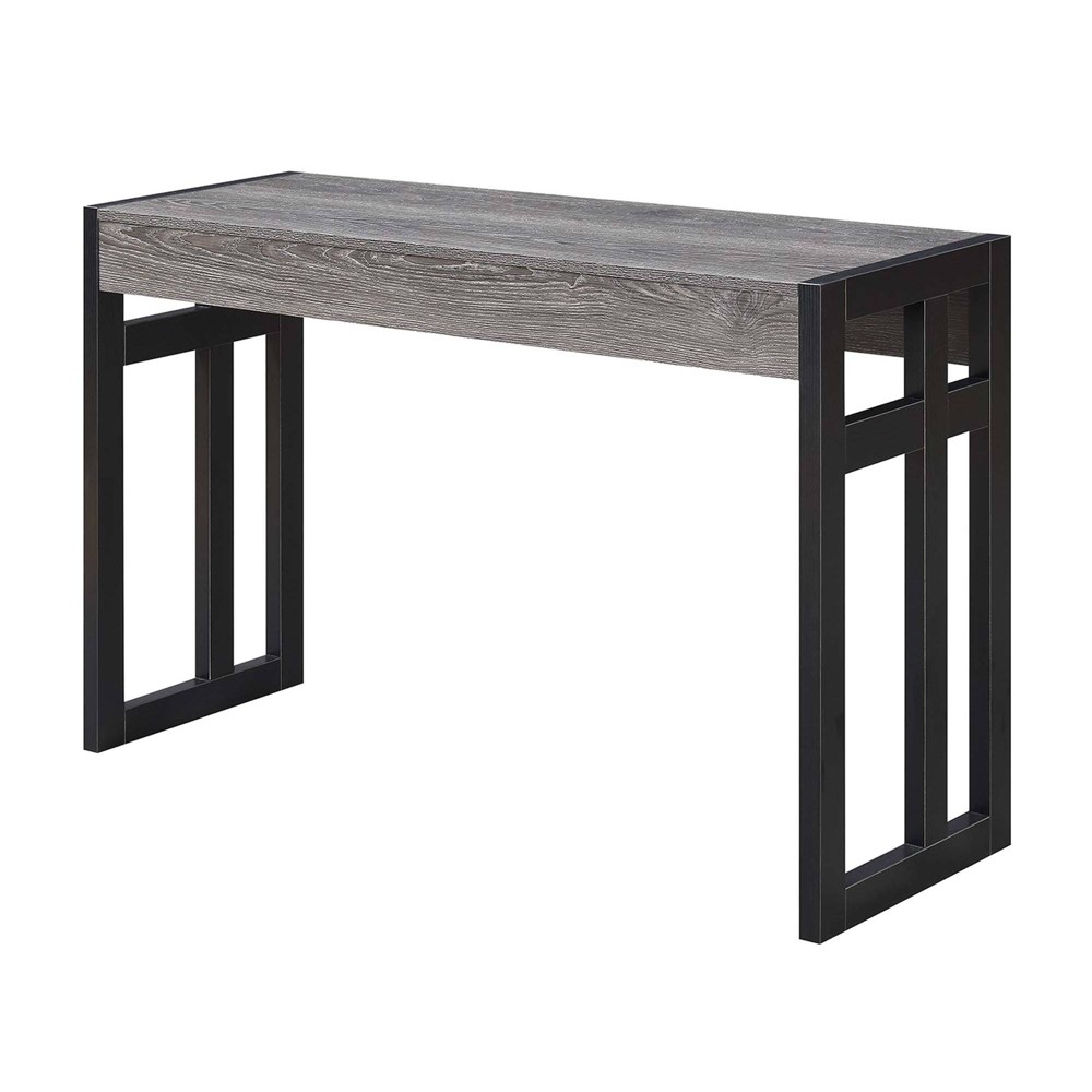 Monterey Console Table Weathered Gray/Black - Breighton Home: Rectangular Sofa Table, MDF Composite