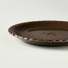 Set of 4 6.5" Mushroom Ceramic Appetizer Plates Forest Brown - Hearth & Hand™ with Magnolia - 4 of 4
