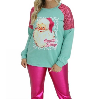 Women's Santa Baby Sweatshirt - Southern Grace