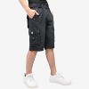 X RAY Men's Belted 12.5" Inseam Knee Length Cargo Shorts ,Camo Shorts(plus size shorts in available) - 4 of 4