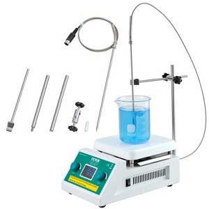 VEVOR Magnetic Stirrer Hot Plate, Max 212 ℉ / 100 ℃, 0-2000 RPM Hot Plate with Magnetic Stirrer, 2000mL Hot Plate Stirrer with Screen, Support Stand - 1 of 4