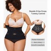 NEBILITY Plus Size Shapewear for Women Tummy Control Butt Lifting Panties Hi- Waist Trainer Body Shaper Short Belly Underwear - 2 of 4