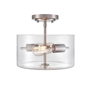 Millennium Lighting Verlana 2 - Light Flush Mount in  Brushed Nickel - 1 of 3