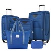 KWPZQEB 5-Piece Luggage Set (20/24/28), Softside Expandable Suitcases With Spinner Wheels & TSA Lock, W/Duffel Bag - 2 of 4