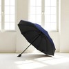 Unique Bargains Umbrella Manual 10-rib Irregular Check Sun Protection Vinyl Impact Cloth 43.31"x26.77" 1 Pcs - 2 of 4