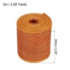 Unique Bargains DIY Wrapping Decoration Soft Burlap Fabric Wired Ribbon - 2 of 4