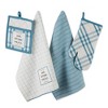 Design Imports Storm Blue Home Sweet Farmhouse Kitchen Set/4 - 2 of 4