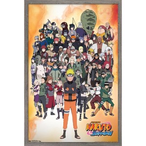 Trends International Naruto Shippuden - Group Framed Wall Poster Prints - 1 of 4