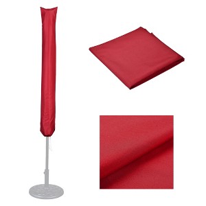 Yescom Outdoor Patio Umbrella Protective Cover Bag Polyester UV Resistance 7 to 10 Ft Red - 1 of 4
