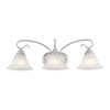 Livex Lighting Coronado 3 - Light Vanity in  Brushed Nickel - 4 of 4