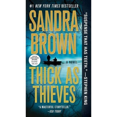 Thick as Thieves - Large Print by  Sandra Brown (Hardcover)