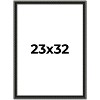 PosterPalooza | Photo Size Antique Black Picture Frame - UV Acrylic, Foam Board Backing, Hanging Hardware - 2 of 4