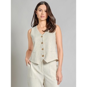 Jones New York Pinstripe Vest - 1 of 3