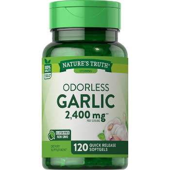 Nature's Truth Odorless Garlic 2400mg | 120 Softgels