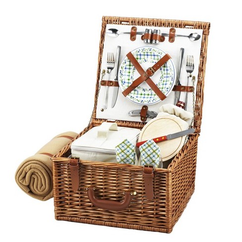 Picnic basket for 4 with online blanket