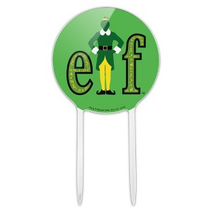 Elf Movie Logo Acrylic Cake Topper - 1 of 4