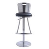 Chintaly Imports,Metal-Back Adjustable Height Stool - 2 of 4