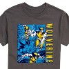 Men's - Marvel - Wolverine Comic Book Panels Short Sleeve Graphic T-Shirt - 2 of 4
