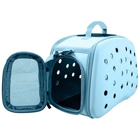 Pet Life Circular Perforated Hard Shell Collapsible Pet Carrier