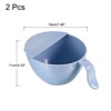 Unique Bargains Rice Washing Bowl, Kitchen Strainer Colander Bowl Drain Basket Wash Strainers - 2 of 3