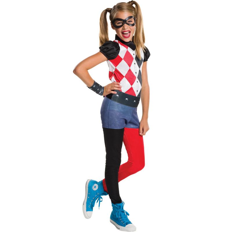 DC Comics DC Super Hero Girls Harley Quinn Child Costume, 1 of 2