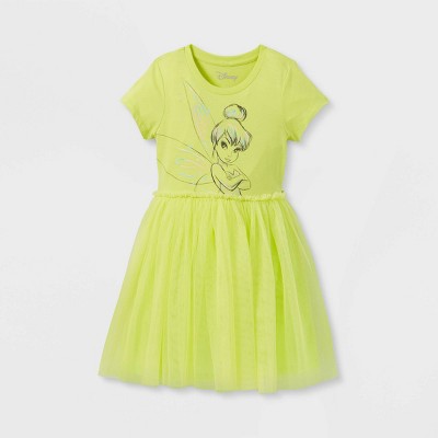 Girls' Disney Tinkerbell Tutu Dress - Green