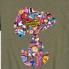 Boys' - Peanuts - Snoopy Silhouette Pattern Short Sleeve Graphic T-Shirt - 2 of 4