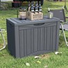 Yardgrace 50 Gallon Deck Box Weather Resistant Storage and Seating Outdoor Deck Box - 4 of 4
