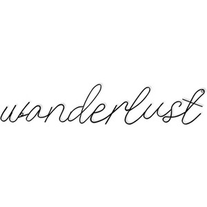 Wanderlust - Metal Line Art Wall Decor Sculpture - 1 of 4