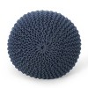 Airsurfer Knitted Cotton Round Pouf Ottoman and Floor Cushion - 3 of 4