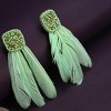 SOHI Women's Feather Drop Earrings - 2 of 3