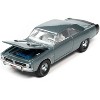 1971 Dodge Dart Swinger 340 Special Light Gunmetal Gray Metallic w/Black Tail Stripe Ltd Ed 1/64 Diecast Model Car by Auto World - 3 of 3