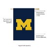 Evergreen University Of Michigan House Applique Flag- 28 x 44 Inches Indoor Outdoor Sports Decor - 3 of 4