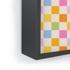Iveta Abolina Eclectic Checker Check Cream Framed Mini Art Print 4" (H) x 3" (W) x 1" (D) - Society6 - 3 of 3