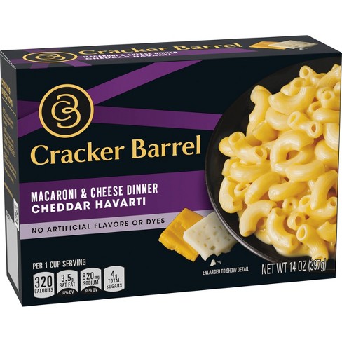 Cracker Barrel Cheddar Havarti Macaroni Cheese Dinner 14oz Target