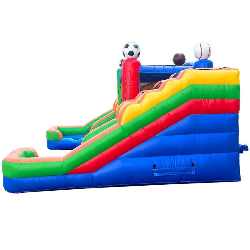 Pogo Bounce House Crossover Double Water Slide Bounce House Combo, 5 of 10