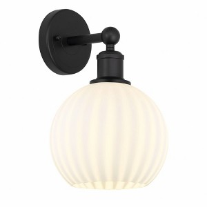 White Venetian - 1 Light Wall Sconce In Modern Style-12.25 Inches Tall and 8 Inches Wide - 1 of 1