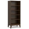 NicBex Bookcases for Living Room Modern 66" H 4 Tier Storage Wood Bookshelves with Adjustable Shelves and 2 Drawers for Office Home - 2 of 4