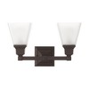 Livex Lighting Mission 2 - Light Vanity in  Bronze - 3 of 4