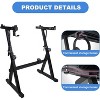 COZONY Adjustable Z-Style Keyboard Stand, Heavy-Duty Piano Stand with Height & Width Adjustment, Fits 44-88 Key Electric Pianos, Black - 3 of 4