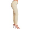 YMI Women's Hyper Stretch Mid-Rise 5 Pocket Slim Fit Skinny Jeans - 4 of 4