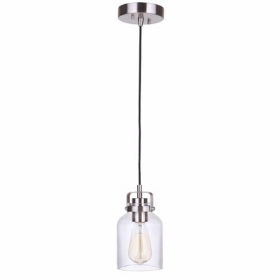 Craftmade Lighting Foxwood 1 - Light Pendant in  Brushed Polished Nickel