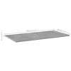 Bookshelf Boards 8 pcs Concrete Gray 31.5"x15.7"x0.6" Chipboard - 2 of 4
