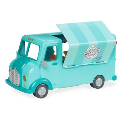 Li'l Woodzeez Toy Food Truck with Accessories 89pc - Honeysuckle Sweets & Treats, image 6 of 10 slides