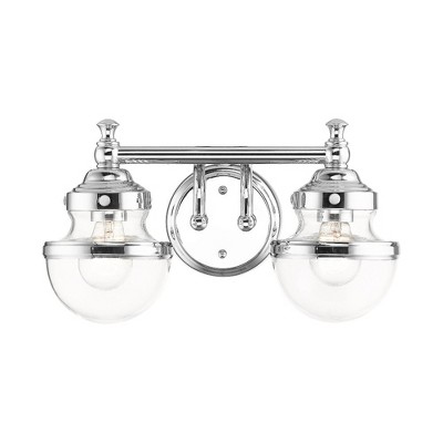 Livex Lighting Oldwick 2 - Light Vanity in  Polished Chrome