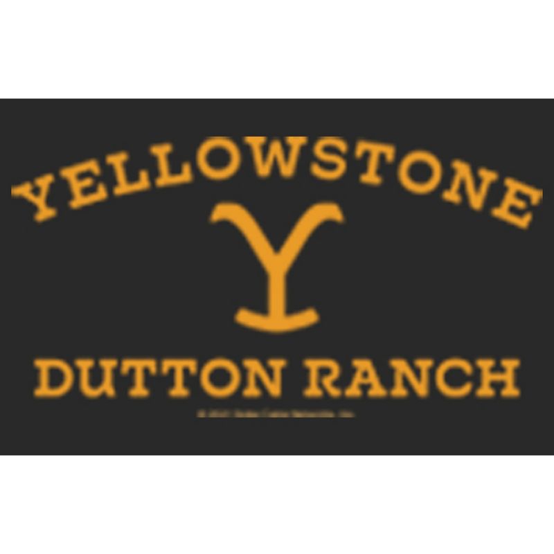 Women's Yellowstone Small Yellow Pocket Dutton Ranch Brand T-Shirt, 2 of 5