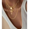 Coin Cross Necklace, Chunky Choker for Women Fashionable and Exquisite, Suitable for Daily Wear - 3 of 4