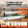 VEVOR Continuous Bag Band Sealing Machine, 0.24-0.47 in/6-12 mm Seal Width, Horizontal Band Sealer Machine with Digital Temperature Control, White - 4 of 4
