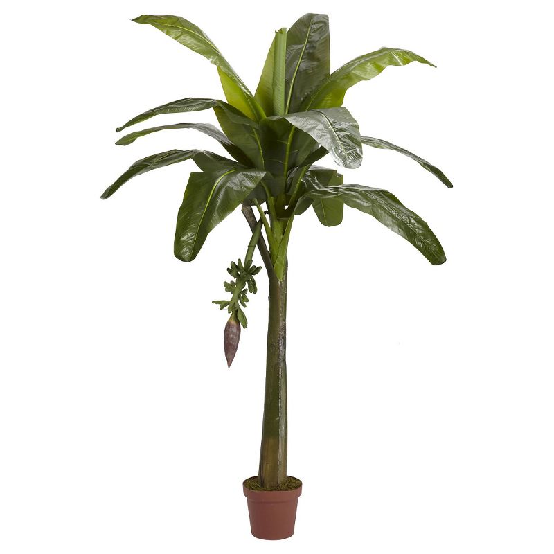 Nearly Natural Banana Silk Tree (Real Touch) (6&#34;), 1 of 5