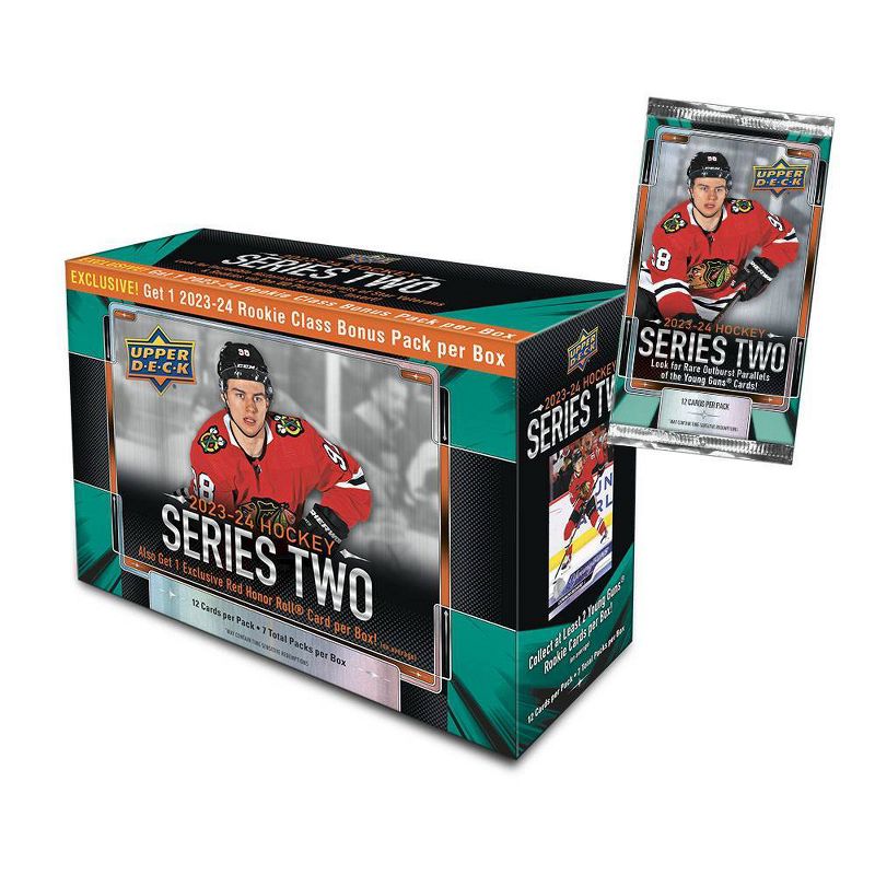 2023-24 Upper Deck NHL Series Two Hockey Trading Card Mega Box, 2 of 4